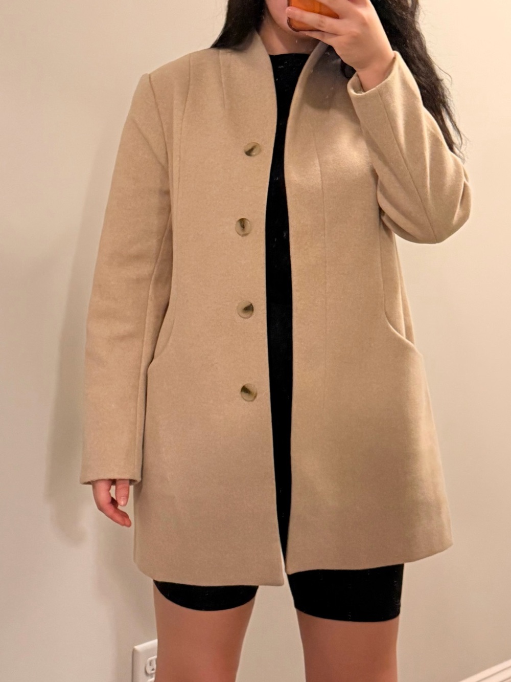 Ann Taylor Factory Women's Coat Brown Small Like New